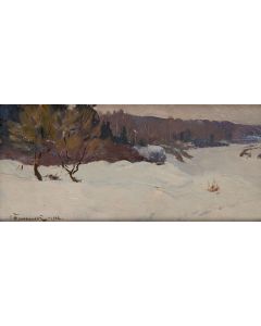 Wincenty Trojanowski, Zima w dolinie, 1902 - pic 1