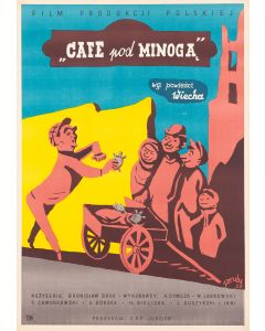 Jerzy Zaruba, Plakat "Cafe pod Minogą", 1959 - pic 1