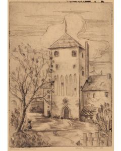 Jerzy Maniewski, "Zamek w Darłowie" , 1953 - pic 1