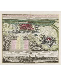 Matthäus Seutter, Mapa Szczecina ("Stetinum celeberrima et munitissima Pomeraniae Metropolis…"), 1740 - pic 1
