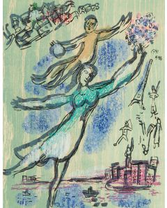 Marc Chagall, "Répit" z cyklu "Poèmes", 1968 - pic 1