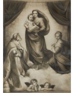 Autor nieznany, Madonna di Santi Sisto wg. Rafaela Santi - pic 1