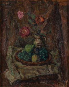 Tadeusz Cybulski, Martwa natura z wazonem, 1 poł. XX w. - pic 1
