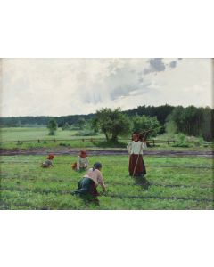 Zdzisław Jasiński, Kobiety wiejskie w polu, po 1893 - pic 1