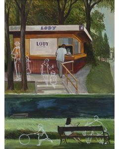 Joanna Karpowicz, "Pocztówki z Białegostoku", strona nr 9, scena "Zniknięci 1", 2012 - pic 1