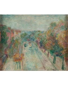 Stanisław Fijałkowski, "Gdańsk-Wrzeszcz - widok z balkonu w kierunku Oliwy", 1948 - pic 1