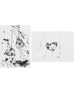 Joanna Pawlik, Bez tytułu, z cyklu "Zakażenie" - zestaw dwóch prac, 2008 - pic 1