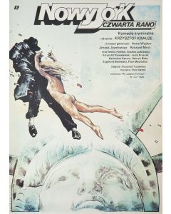 Witold Dybowski, Plakat do filmu "Nowy Jork, czwarta rano", reż. Krzysztof Krauze, 1988 - pic 1