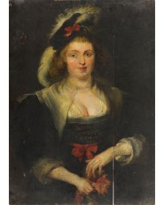 Nieznany, Portret Helene Fourment - kopia według Rubensa - pic 1