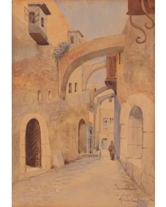 Paul Arisaldi, Uliczka w Jerozolimie, 1904 - pic 1