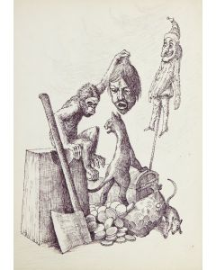 Jerzy Skarżyński, "Miarka za miarkę" - ilustracja do dramatów Williama Szekspira, 1992 - pic 1